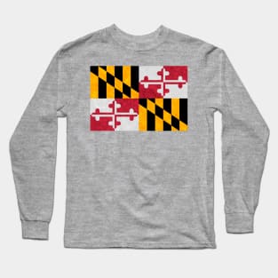 State flag of Maryland Long Sleeve T-Shirt